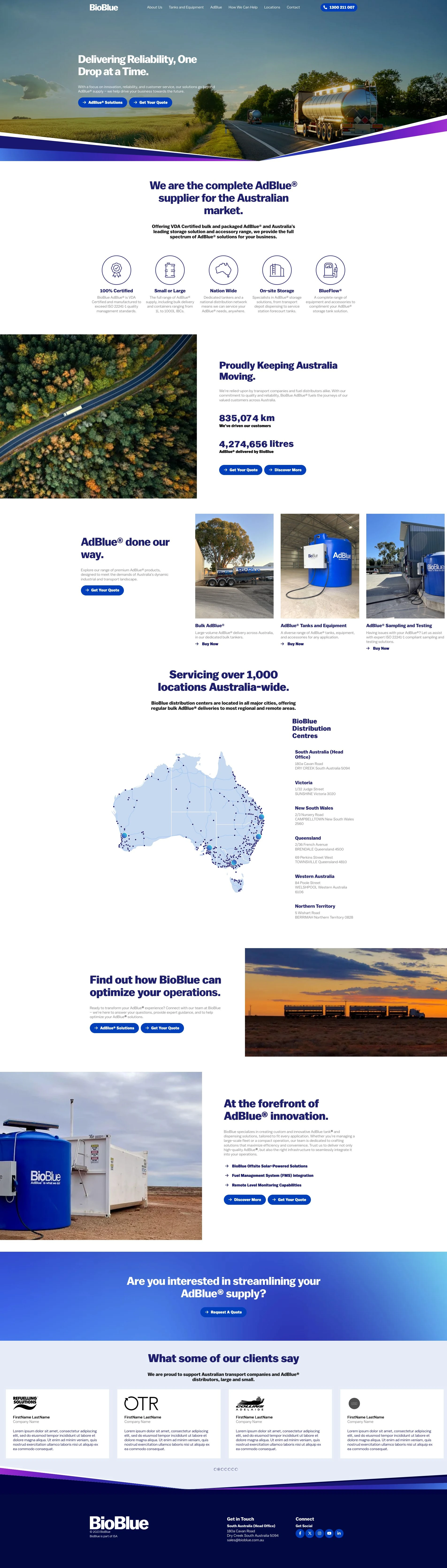 Bio Blue Transport Solutions